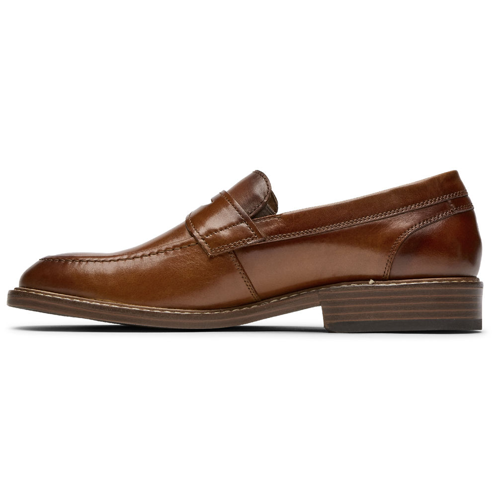 Mocassins Rockport Homem Marrom - Kenton Penny - 48036PFLU